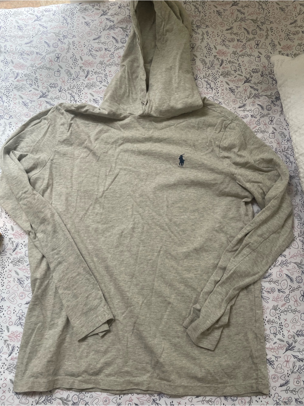 Polo by Ralph Lauren Crewneck Sweater in Light Olive with Navy Pony